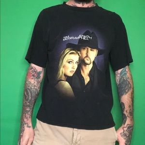 Vintage Tim McGraw and Faith Hill 2000 Tour Shirt